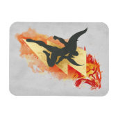 シャザム！ |シャザムタイガー&稲妻グラフィック マグネット (横)