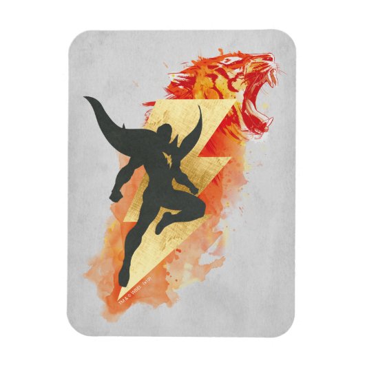 シャザム！ |シャザムタイガー&稲妻グラフィック マグネット (縦)