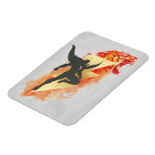 シャザム！ |シャザムタイガー&稲妻グラフィック マグネット (左側)