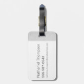 シャザム！ |シャザムタイガー&稲妻グラフィック ラゲッジタグ (裏面縦)