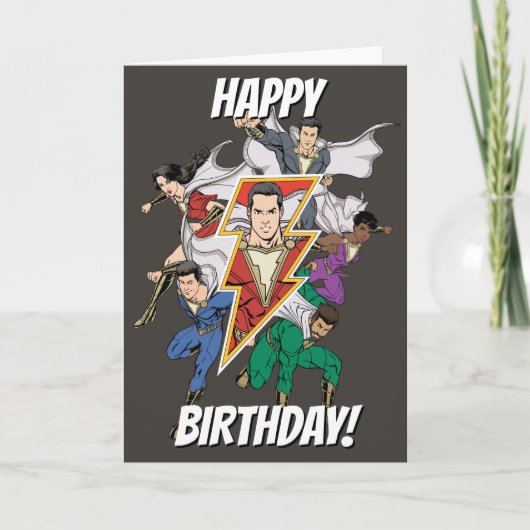 シャザム! |シャザムファミリーグラフィック カード (正面)