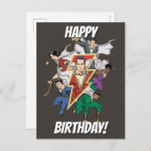 シャザム！ |シャザムファミリーグラフィック ポストカード (正面/裏面)