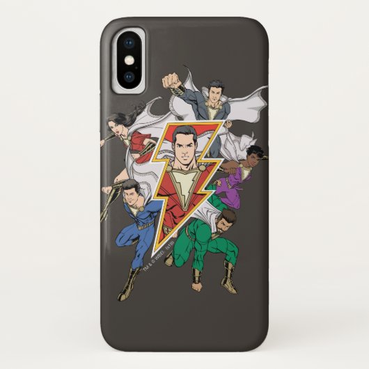 シャザム! |シャザムファミリーグラフィック Case-Mate iPhoneケース (裏面)