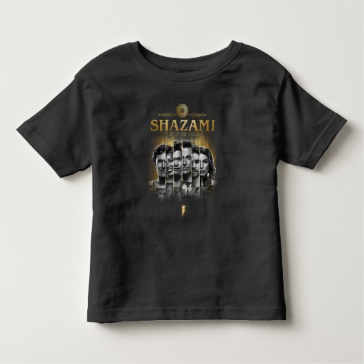 シャザム！神々の怒り |キャラクターフォトバー トドラーTシャツ (正面)