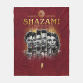 シャザム!神々の怒り |キャラクターフォトバー フリースブランケット (正面)