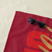 シャザム！神々の怒り |ゴールデンマーカーロゴ ビーチタオル (インサイチュ)