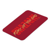 シャザム!神々の怒り |ゴールデンマーカーロゴ マグネット (左側)