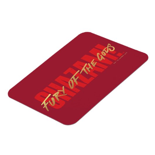 シャザム!神々の怒り |ゴールデンマーカーロゴ マグネット (左側)