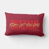 シャザム！神々の怒り |ゴールデンマーカーロゴ ランバークッション (裏面)