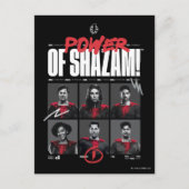 シャザム!神々の怒り |シャザムグループの力 ポストカード (正面)