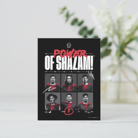 シャザム!神々の怒り |シャザムグループの力 ポストカード (スタンド正面)