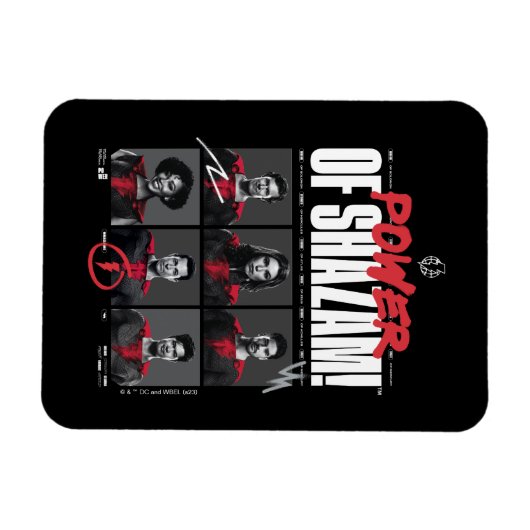 シャザム!神々の怒り |シャザムグループの力 マグネット (横)