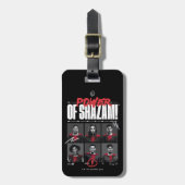 シャザム!神々の怒り |シャザムグループの力 ラゲッジタグ (正面縦)