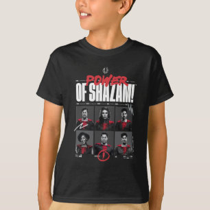 シャザム!神々の怒り シャザムグループの力 Tシャツ