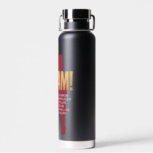 シャザム！神々の怒り |シルエットを曲げる ウォーターボトル (背面)