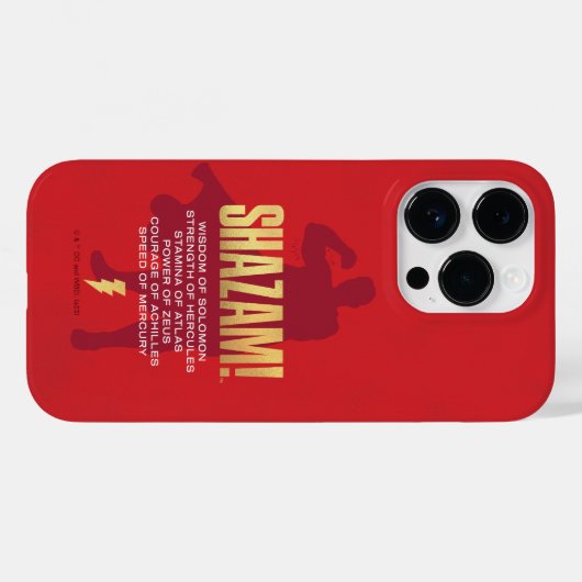 シャザム!神々の怒り |シルエットを曲げる Case-Mate iPhoneケース (裏面 (横))