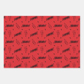 シャザム!神々の怒り |マーカードードルパターン ラッピングペーパーシート (正面)