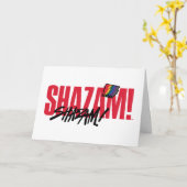 シャザム!神々の怒り |レインボーボルトロゴ カード (黄色い花)