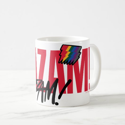 シャザム!神々の怒り |レインボーボルトロゴ コーヒーマグカップ (正面右)