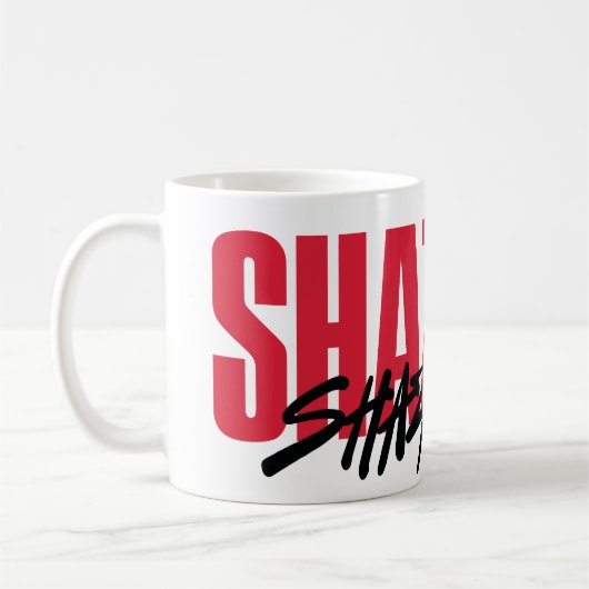 シャザム！神々の怒り |レインボーボルトロゴ コーヒーマグカップ (左)