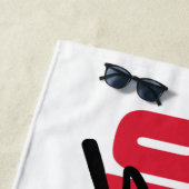 シャザム！神々の怒り |レインボーボルトロゴ ビーチタオル (インサイチュ)