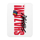 シャザム！神々の怒り |レインボーボルトロゴ マグネット (縦)