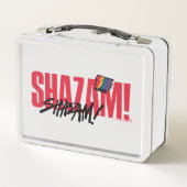 シャザム！神々の怒り |レインボーボルトロゴ メタルランチボックス (裏面)