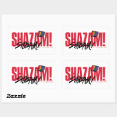 シャザム!神々の怒り |レインボーボルトロゴ 長方形シール (シート)