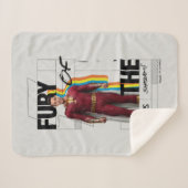 シャザム！神々の怒り |レトロアルバムスタイルアート シェルパブランケット (正面(横))