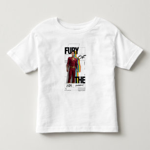 シャザム!神々の怒り レトロアルバムスタイルアート トドラーTシャツ