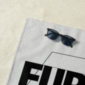 シャザム！神々の怒り |レトロアルバムスタイルアート ビーチタオル (インサイチュ)