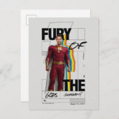 シャザム!神々の怒り |レトロアルバムスタイルアート ポストカード (正面/裏面)