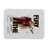 シャザム！神々の怒り |レトロアルバムスタイルアート マグネット (横)