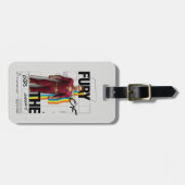 シャザム!神々の怒り |レトロアルバムスタイルアート ラゲッジタグ (正面横)