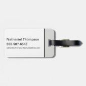 シャザム!神々の怒り |レトロアルバムスタイルアート ラゲッジタグ (裏面横)