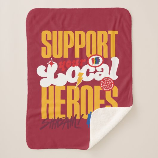 シャザム!神々の怒り |ローカルヒーローのサポート シェルパブランケット (正面)