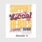 シャザム!神々の怒り |ローカルヒーローのサポート シール (シート)