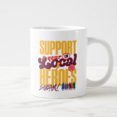 シャザム！神々の怒り |ローカルヒーローのサポート ジャンボコーヒーマグカップ (右)