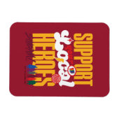 シャザム!神々の怒り |ローカルヒーローのサポート マグネット (横)