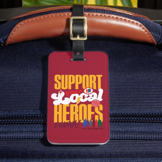 シャザム！神々の怒り |ローカルヒーローのサポート ラゲッジタグ (正面インサイチュ2)