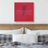 シャザム！神々の怒り |我々は力だ キャンバスプリント (インサイチュ (寝室))