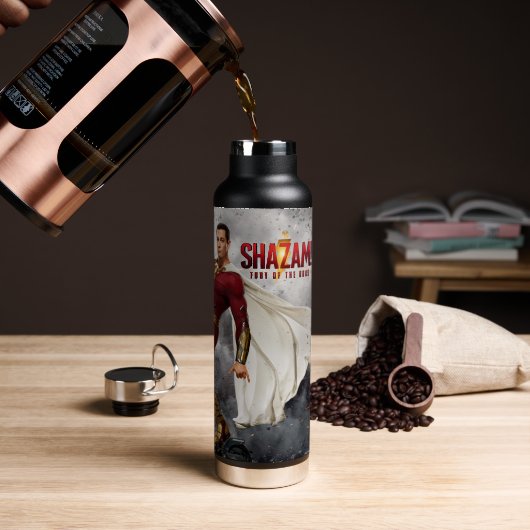 シャザム！神々の怒り |映画つるのポスター ウォーターボトル (コーヒー)