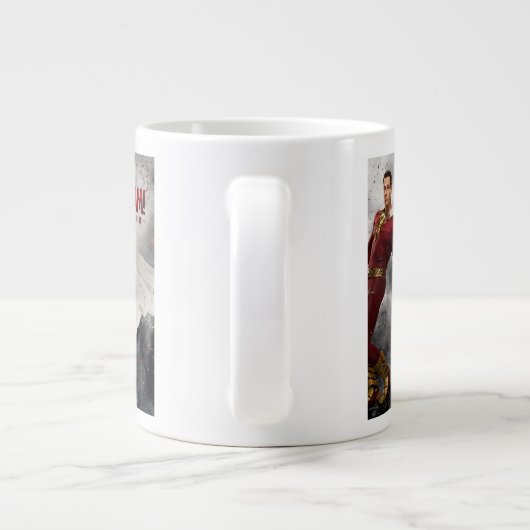 シャザム！神々の怒り |映画つるのポスター ジャンボコーヒーマグカップ (裏面)