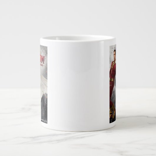 シャザム！神々の怒り |映画つるのポスター ジャンボコーヒーマグカップ (正面)