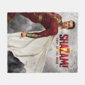 シャザム!神々の怒り |映画つるのポスター フリースブランケット (正面(横))