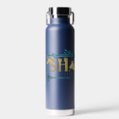 シャザム！神々の怒り |神話のロゴ ウォーターボトル (正面)