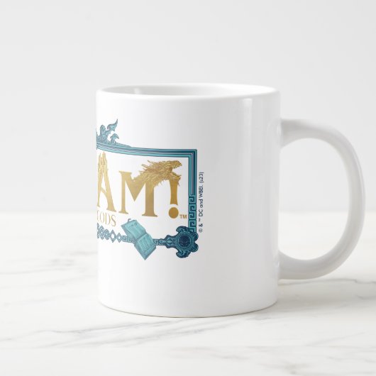 シャザム！神々の怒り |神話のロゴ ジャンボコーヒーマグカップ (右)