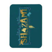 シャザム!神々の怒り |神話のロゴ マグネット (縦)