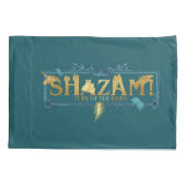 シャザム!神々の怒り |神話のロゴ 枕カバー (裏面)