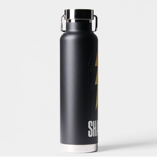 シャザム！神々の怒り |稲妻ボルトバッジ ウォーターボトル (正面)